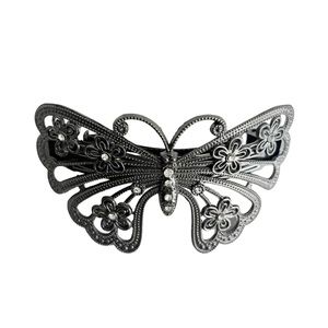 Butterfly Flower Hair Barrette